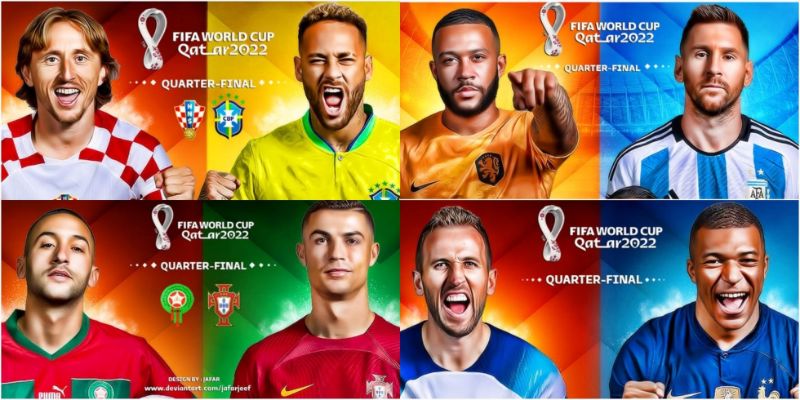 8 đội vào tứ kết World Cup 2022 chính thức - Cùng chung 1 mục tiêu chiến đấu