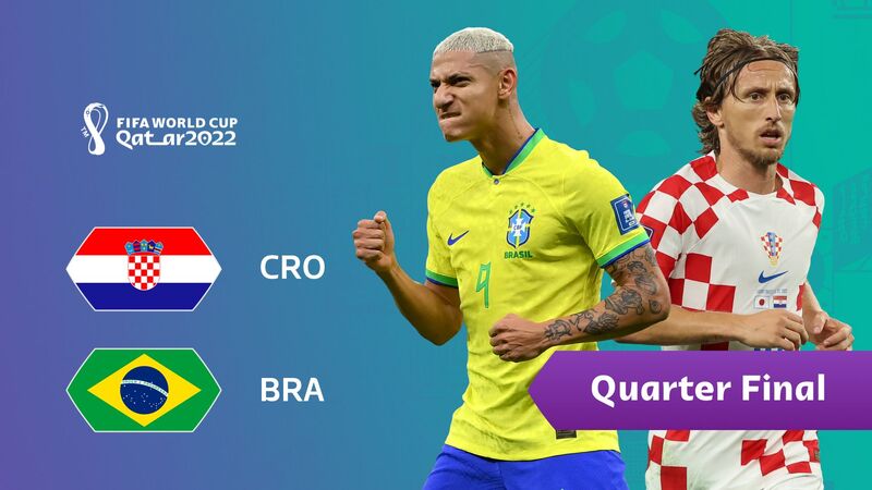 Qatar và Brazil cùng nhau thi đấu ở tứ kết World Cup 2022